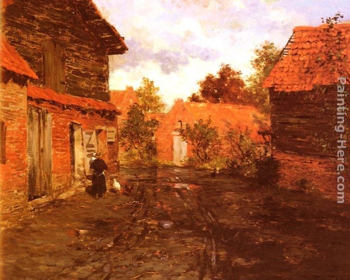 Fritz Thaulow After The Rain